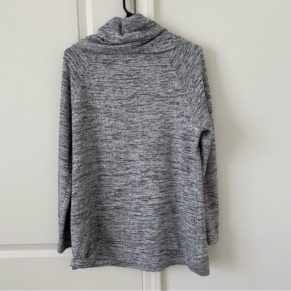 Soft Surroundings Cloud 9 Cowl Neck Tunic Sweater Gray Size M - Picture 3 of 6